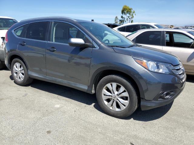 2HKRM4H75EH665796 - 2014 HONDA CR-V EXL GRAY photo 4