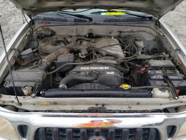 5TEGN92N72Z036610 - 2002 TOYOTA TACOMA DOUBLE CAB PRERUNNER SILVER photo 11