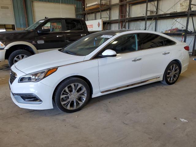 5NPE34AB8FH188718 - 2015 HYUNDAI SONATA SPORT WHITE photo 1