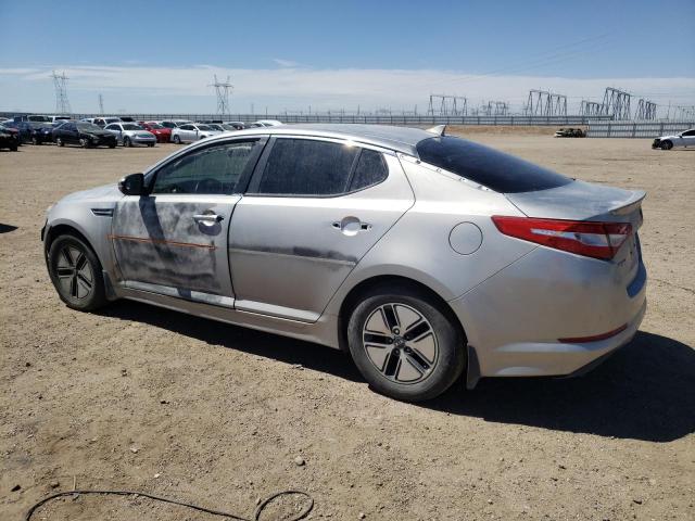 KNAGM4AD9C5031330 - 2012 KIA OPTIMA HYBRID SILVER photo 2