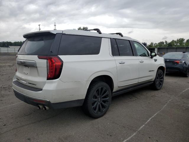 1GKS2JKL1MR161544 - 2021 GMC YUKON XL DENALI WHITE photo 3