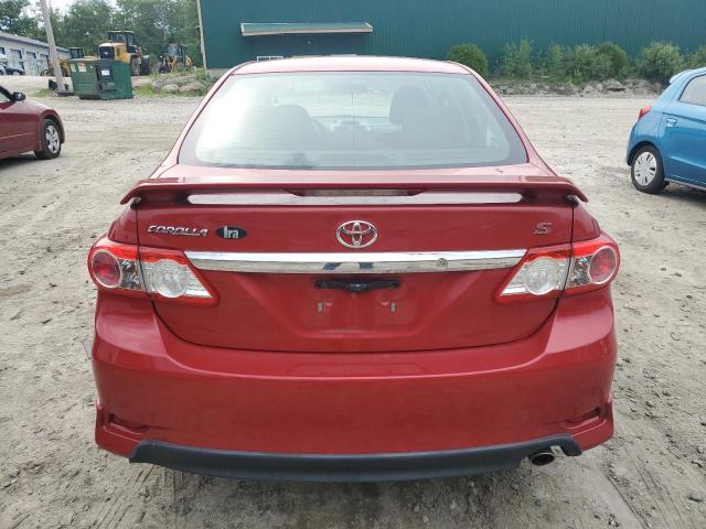 2T1BU4EE6CC877871 - 2012 TOYOTA COROALLA BASE RED photo 6