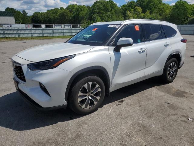 5TDGZRBHXNS564920 - 2022 TOYOTA HIGHLANDER XLE WHITE photo 1