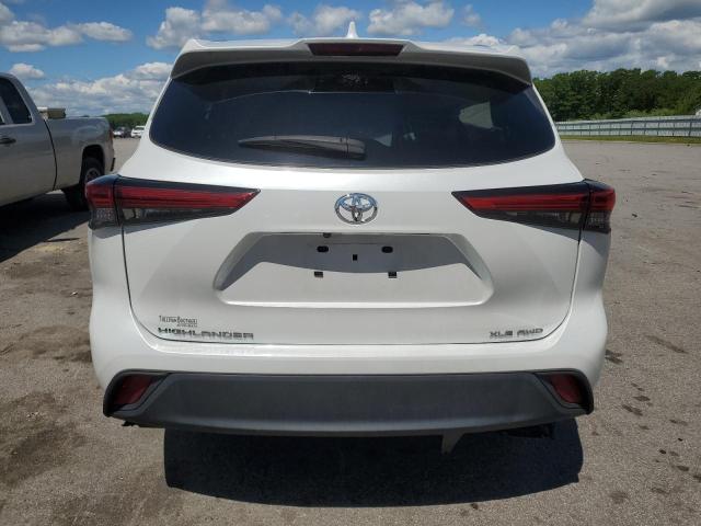 5TDGZRBHXNS564920 - 2022 TOYOTA HIGHLANDER XLE WHITE photo 6
