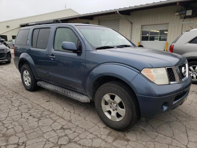 5N1AR18W86C625340 - 2006 NISSAN PATHFINDER LE BLUE photo 4