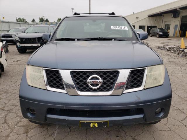 5N1AR18W86C625340 - 2006 NISSAN PATHFINDER LE BLUE photo 5