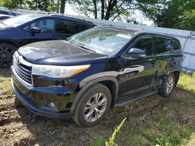 5TDJKRFH2FS207737 - 2015 TOYOTA HIGHLANDER XLE BLACK photo 1