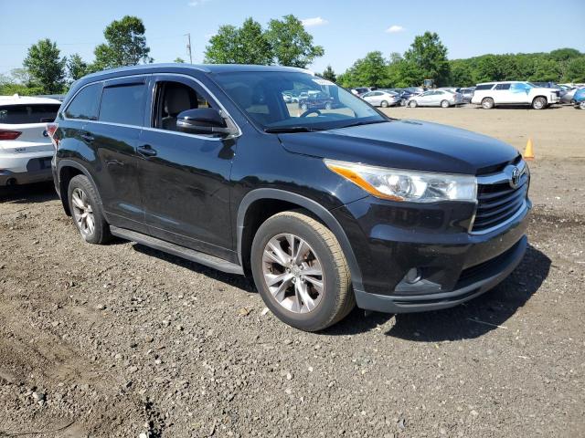 5TDJKRFH2FS207737 - 2015 TOYOTA HIGHLANDER XLE BLACK photo 4