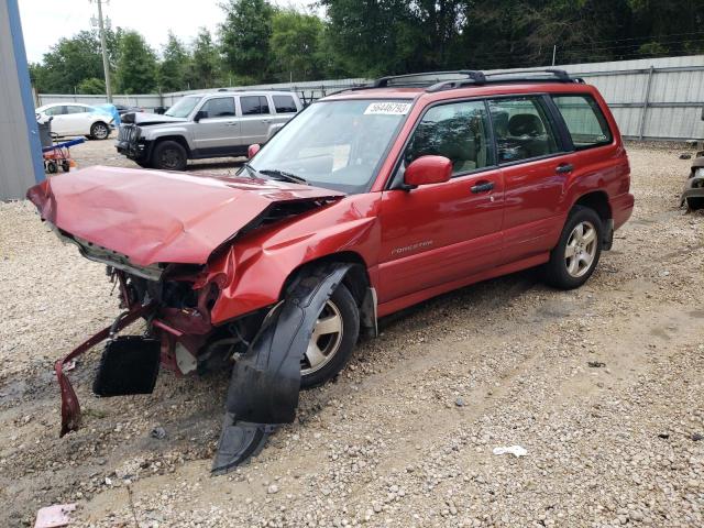 JF1SF65682H736962 - 2002 SUBARU FORESTER S წითელი ფოტო 1