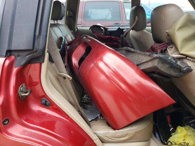 JF1SF65682H736962 - 2002 SUBARU FORESTER S წითელი ფოტო 11