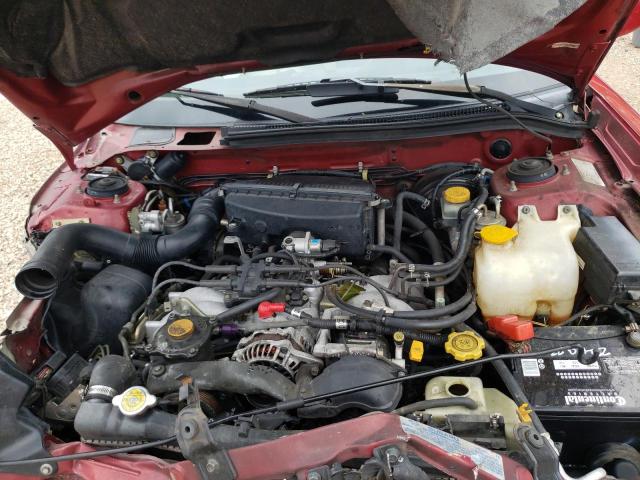 JF1SF65682H736962 - 2002 SUBARU FORESTER S წითელი ფოტო 12