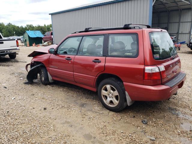 JF1SF65682H736962 - 2002 SUBARU FORESTER S RED photo 2