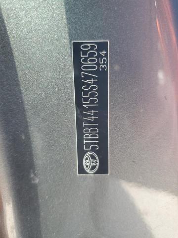 5TBBT44155S470659 - 2005 TOYOTA TUNDRA ACCESS CAB SR5 GRAY photo 12