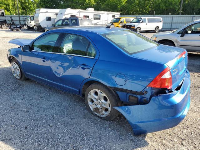 3FAHP0HA9BR153657 - 2011 FORD FUSION SE BLUE photo 2