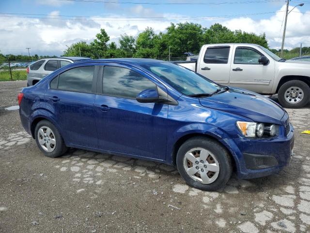 1G1JA5SH8D4201623 - 2013 CHEVROLET SONIC LS BLUE photo 4