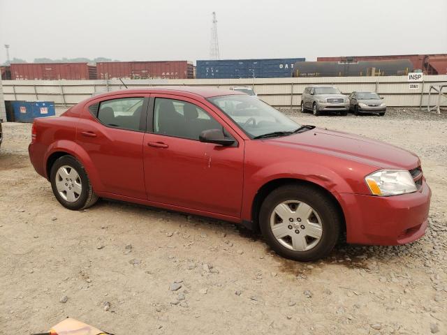 1B3CC4FB5AN117566 - 2010 DODGE AVENGER SXT RED photo 4