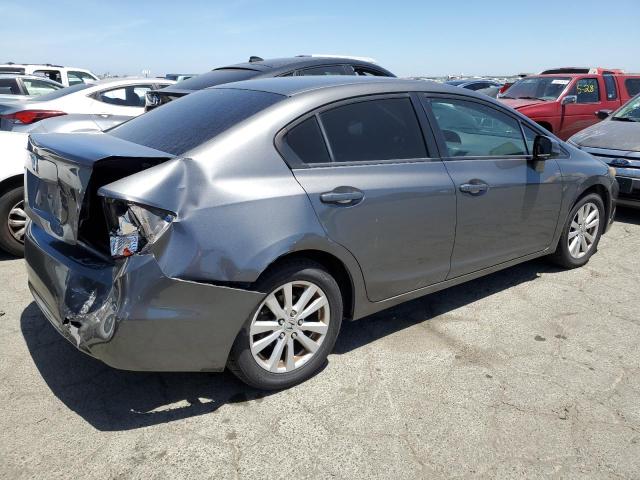 2HGFB2F97CH550626 - 2012 HONDA CIVIC EXL 灰色 照片 3