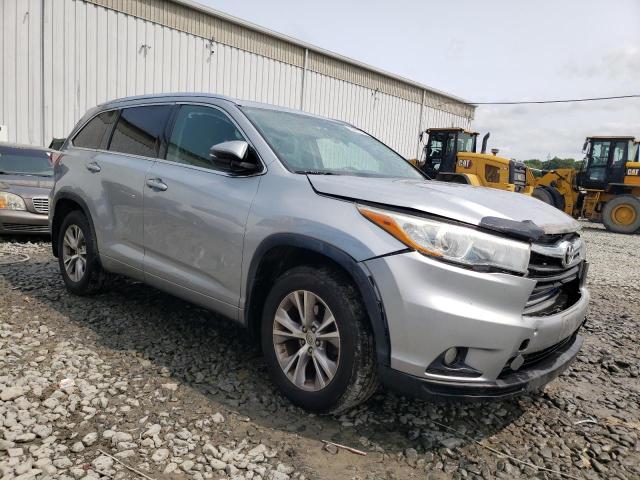 5TDJKRFH7FS166540 - 2015 TOYOTA HIGHLANDER XLE SILVER photo 4