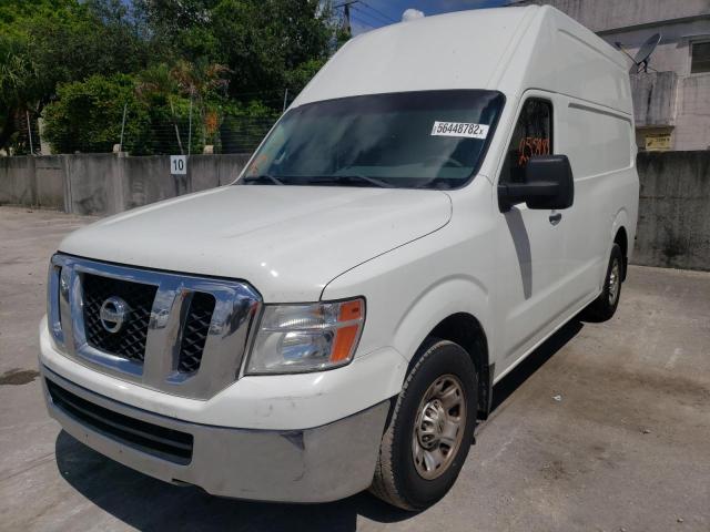 1N6AF0LY9DN109602 - 2013 NISSAN NV 3500 WHITE photo 2