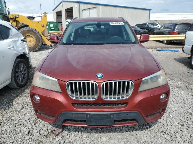 5UXWX5C59BL703817 - 2011 BMW X3 XDRIVE28I BURGUNDY photo 5