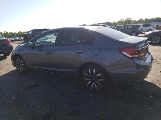 19XFB2F9XEE203627 - 2014 HONDA CIVIC EXL GRAY photo 2