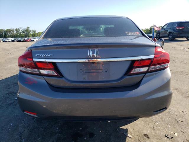 19XFB2F9XEE203627 - 2014 HONDA CIVIC EXL GRAY photo 6