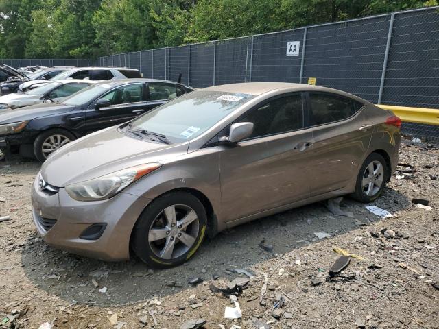 5NPDH4AEXDH402094 - 2013 HYUNDAI ELANTRA GLS BROWN photo 1