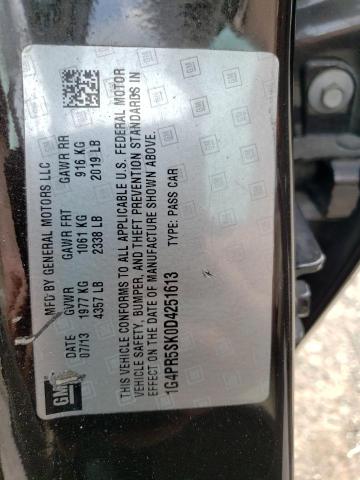 1G4PR5SK0D4251613 - 2013 BUICK VERANO CONVENIENCE BLACK photo 12