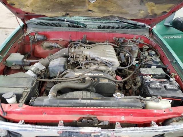 4TAWN72N3TZ183404 - 1996 TOYOTA TACOMA XTRACAB GREEN photo 11