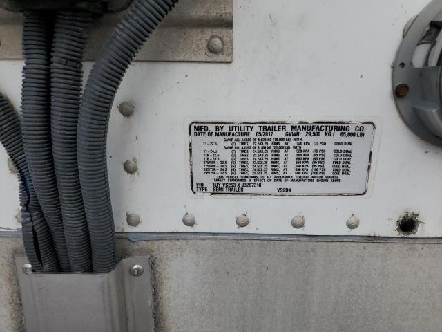 1UYVS253XJ3267310 - 2018 UTILITY TRAILER WHITE photo 10