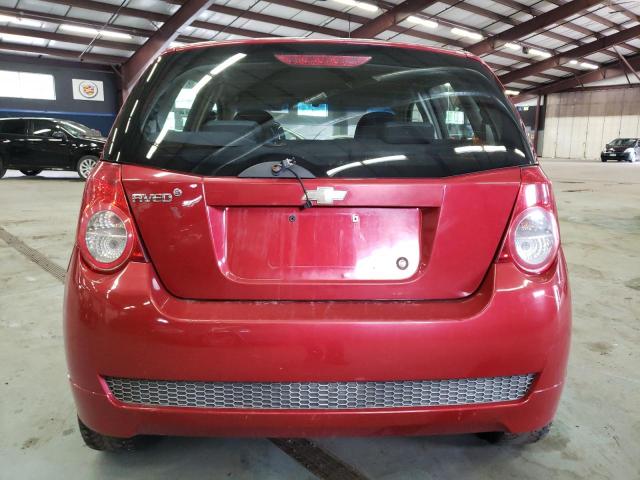 KL1TD6DE4BB200534 - 2011 CHEVROLET AVEO LS 红色 照片 6