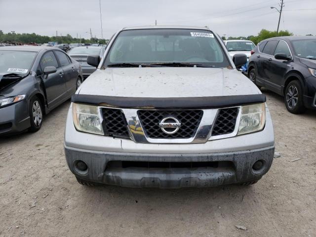 1N6BD06T36C450647 - 2006 NISSAN FRONTIER KING CAB XE SILVER photo 5