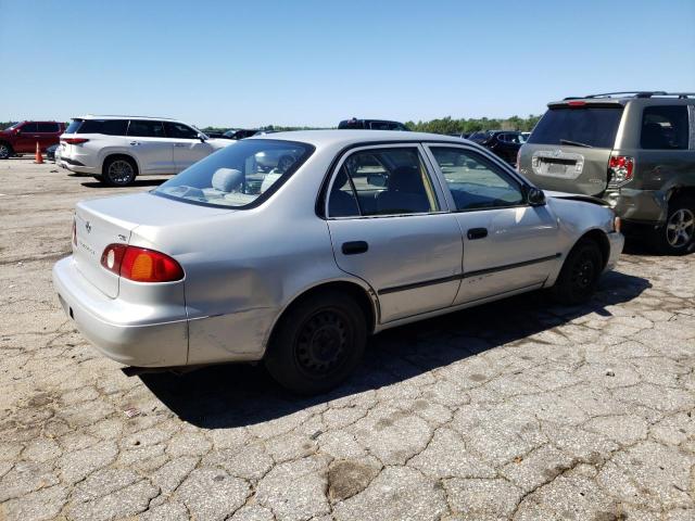 2T1BR12E01C469349 - 2001 TOYOTA COROLLA CE SILVER photo 3