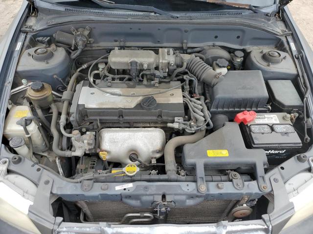 KMHCG35C32U207972 - 2002 HYUNDAI ACCENT GS GRAY photo 11