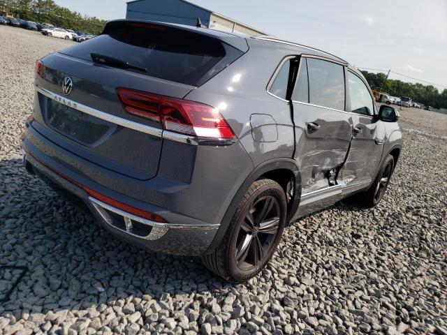 1V2PE2CA7MC233215 - 2021 VOLKSWAGEN ATLAS CROS SE ნაცრისფერი ფოტო 3
