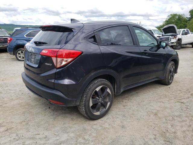 3CZRU6H77JM727788 - 2018 HONDA HR-V EXL BLACK photo 3