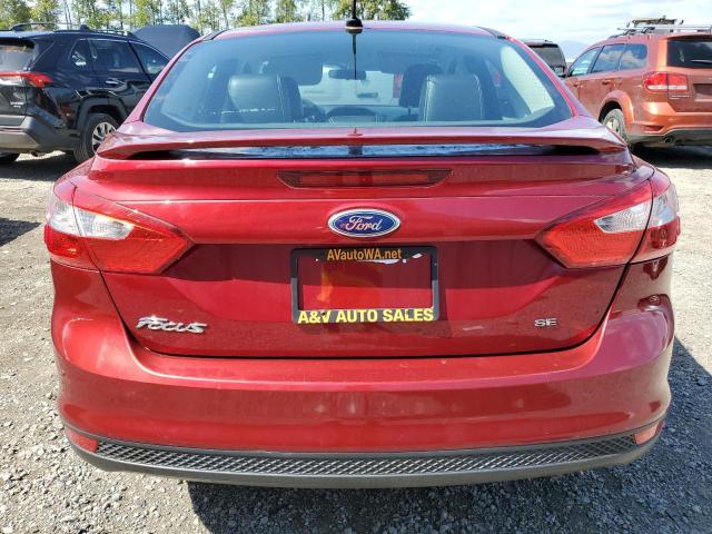 1FADP3F20EL337223 - 2014 FORD FOCUS SE RED photo 6