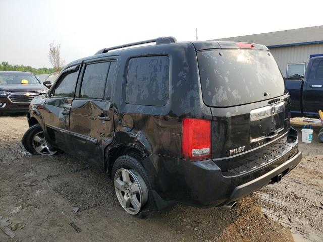 5FNYF3H68BB029634 - 2011 HONDA PILOT EXL BLACK photo 2