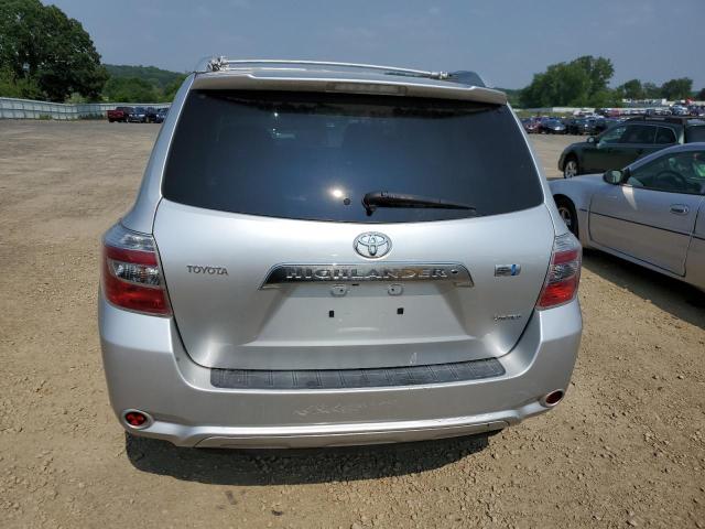 JTEEW44A082004057 - 2008 TOYOTA HIGHLANDER HYBRID LIMITED SILVER photo 6