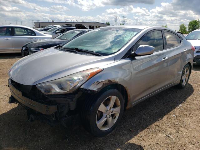 KMHDH4AE1DU935663 - 2013 HYUNDAI ELANTRA GLS GRAY photo 1