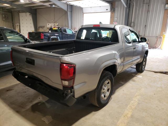 5TFSX5EN3JX060921 - 2018 TOYOTA TACOMA ACCESS CAB ვერცხლისფერი ფოტო 3