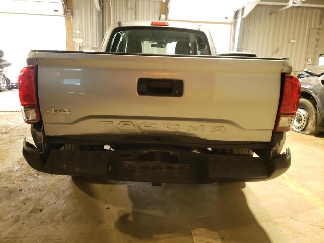 5TFSX5EN3JX060921 - 2018 TOYOTA TACOMA ACCESS CAB ვერცხლისფერი ფოტო 6
