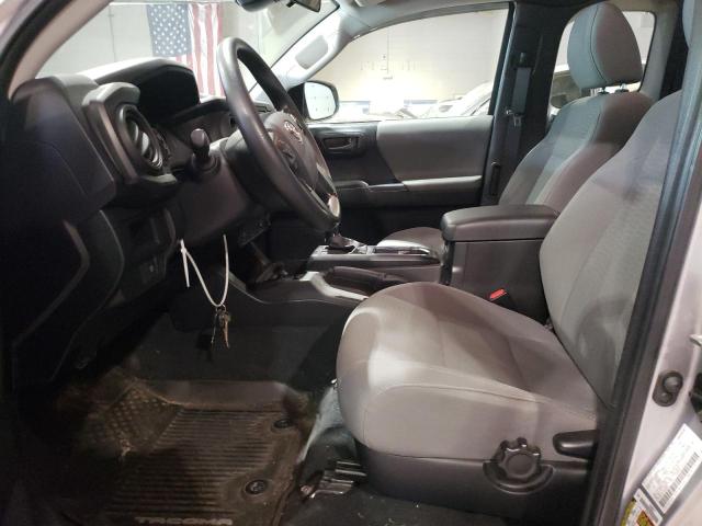 5TFSX5EN3JX060921 - 2018 TOYOTA TACOMA ACCESS CAB ვერცხლისფერი ფოტო 7