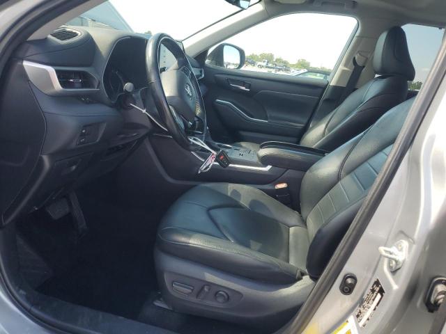 5TDGZRAHXMS034396 - 2021 TOYOTA HIGHLANDER XLE SILVER photo 7