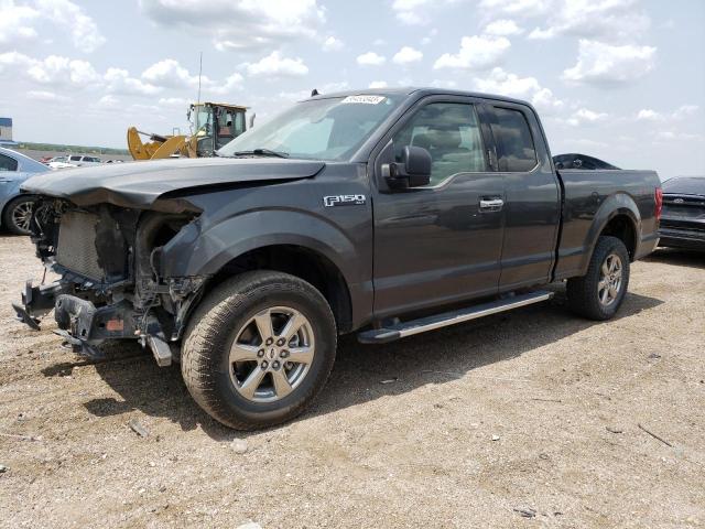 1FTFX1E53LKE61718 - 2020 FORD F150 SUPER CAB GRAY photo 1