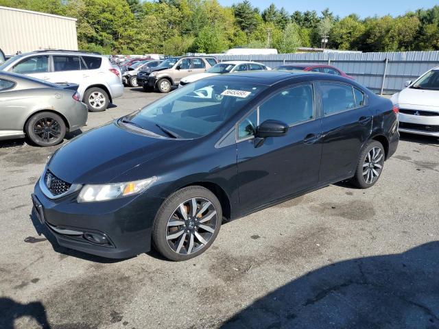 2HGFB2F95FH547969 - 2015 HONDA CIVIC EXL BLACK photo 1