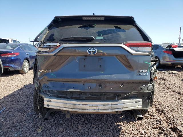 2T3EWRFVXLW055101 - 2020 TOYOTA RAV4 XSE GRAY photo 6