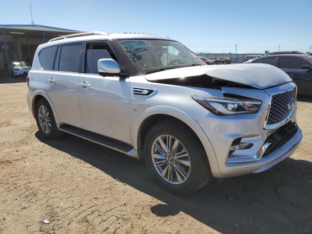 JN8AZ2NE4L9253059 - 2020 INFINITI QX80 LUXE SILVER photo 4