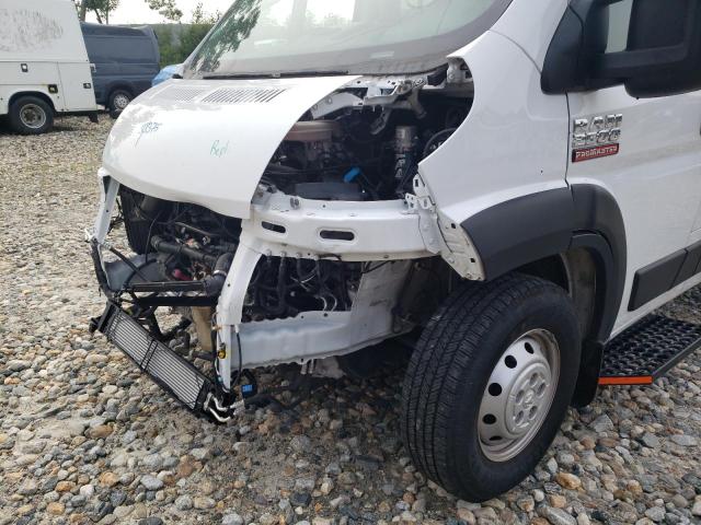 3C6LRVPGXME507253 - 2021 RAM PROMASTER 2500 HIGH WHITE photo 9