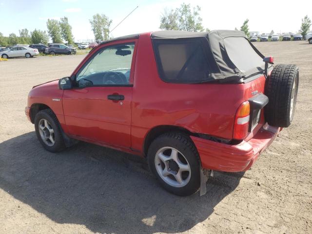 2S3TA52C7X6106298 - 1999 SUZUKI VITARA JA RED photo 2